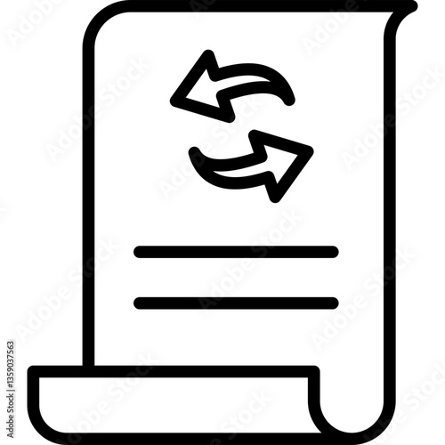 Return line icon