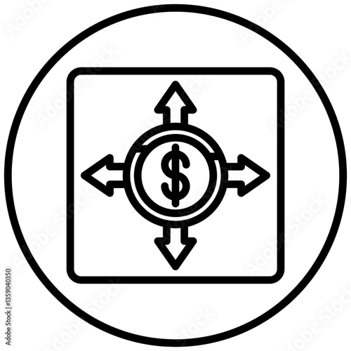 Business Ways Icon Style