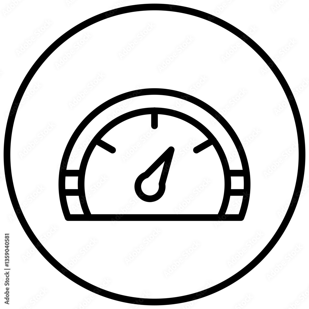 Speedometer Icon Style Speedometer Icon Style