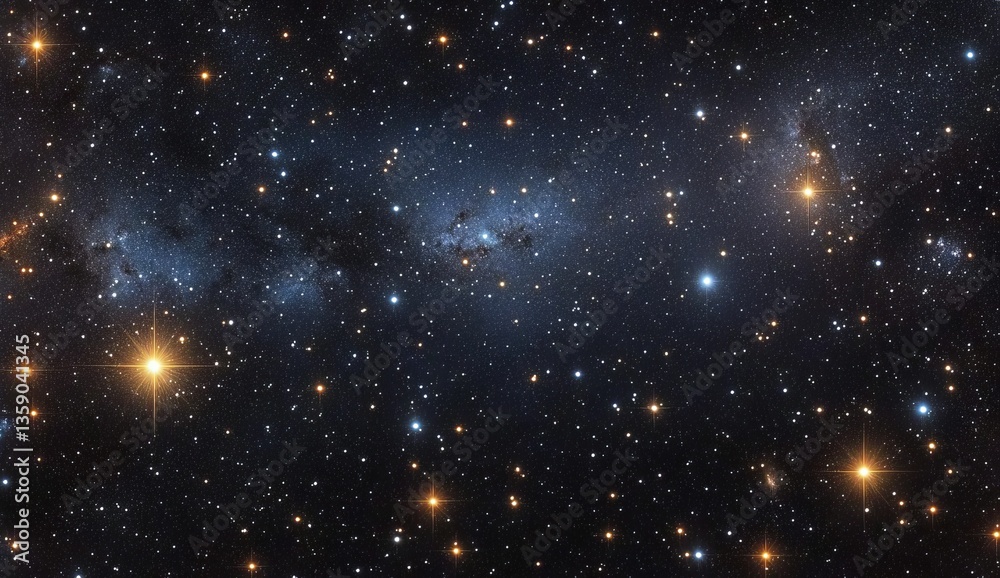Fototapeta premium Vast expanse of stars and nebulae