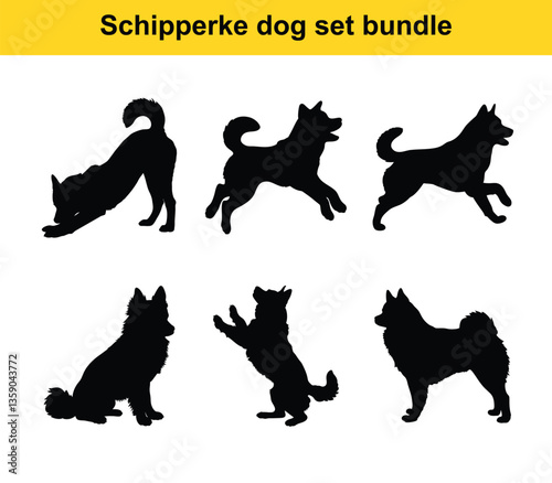 Black silhouettes of cats in vector style, featuring a collection of running and playful cats as icons in a simple, nature-inspired design