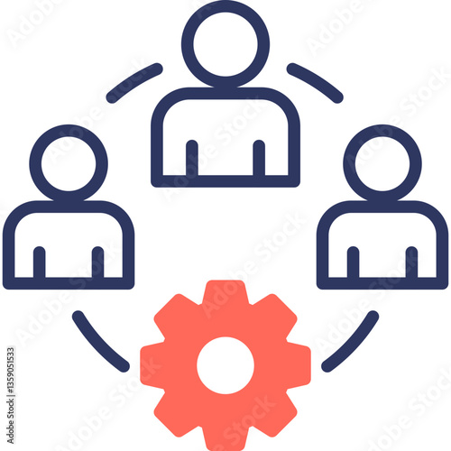 Stakeholder glyph color icon