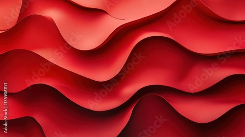 abstract red wave pattern background