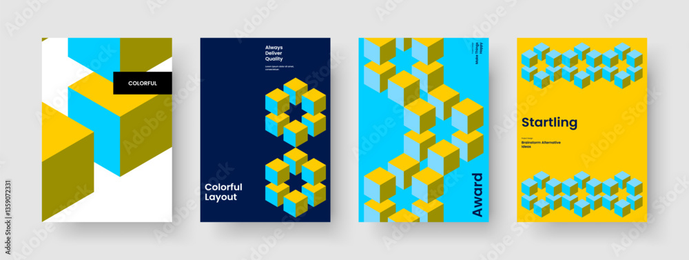 Obraz premium Modern Report Layout. Isolated Poster Design. Creative Business Presentation Template. Flyer. Book Cover. Brochure. Banner. Background. Journal. Leaflet. Pamphlet. Newsletter. Brand Identity