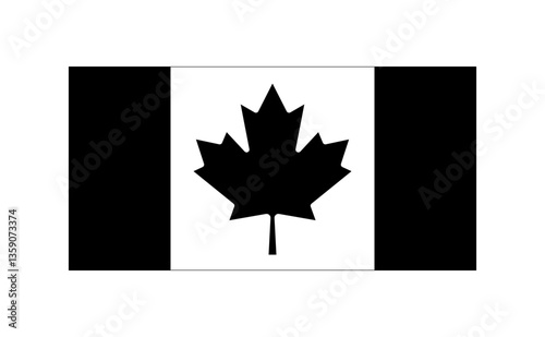 Black flag of Canada