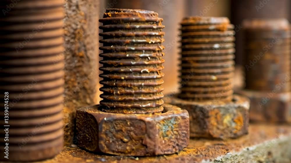 Essential Maintenance for Rust Prevention Protecting Metal Hardware like Bolts and Nuts from Corrosion in Industrial Applications