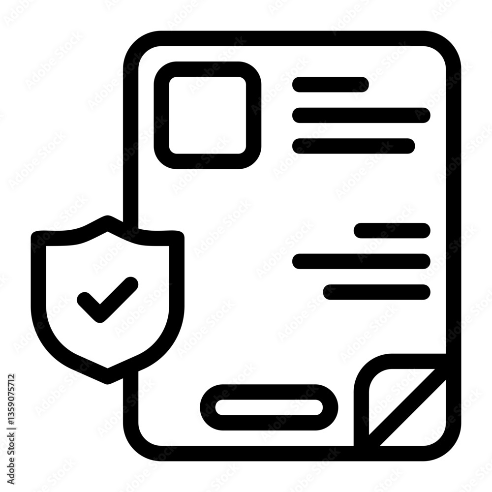 Document Line Icon Document Line Icon