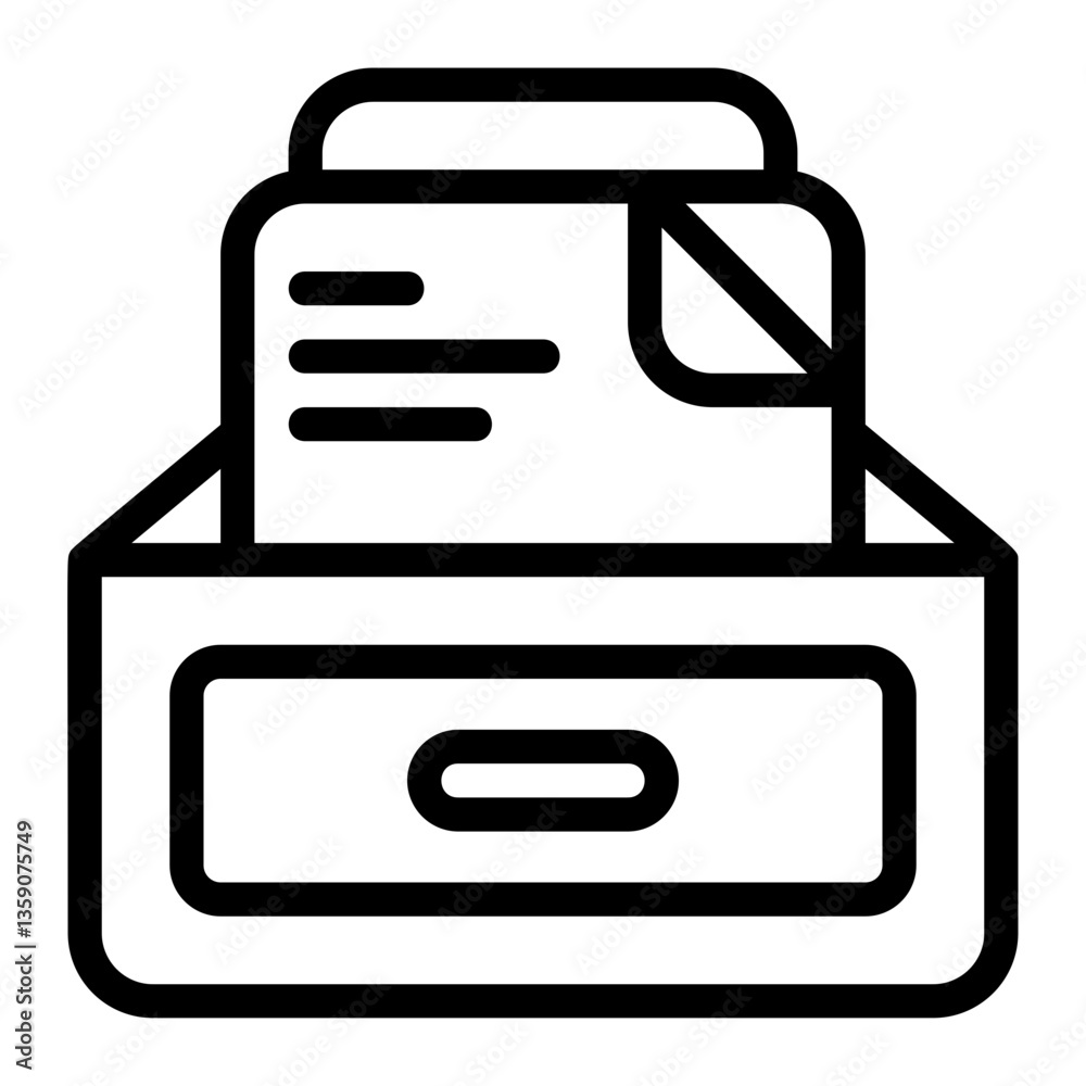 Document Line Icon Document Line Icon