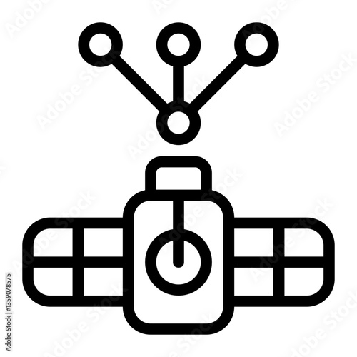 Satelit Line Icon