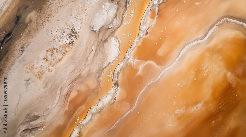 Fototapeta premium Seashore, view from above at a right angle