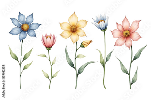 bouquet of flowers isolated