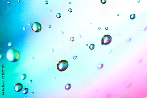 Wallpaper Mural Abstract background with blurred focus in shades of translucent rainbow Torontodigital.ca