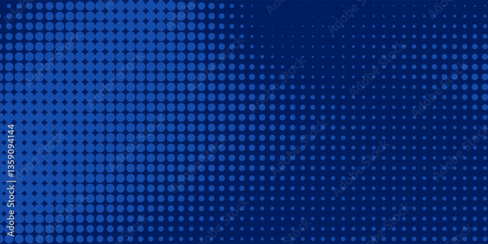 abstract halftone texture blue background in geometric style dot blue