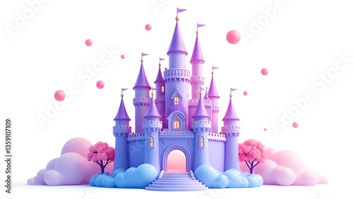 The fairy tale world of the dream castle
