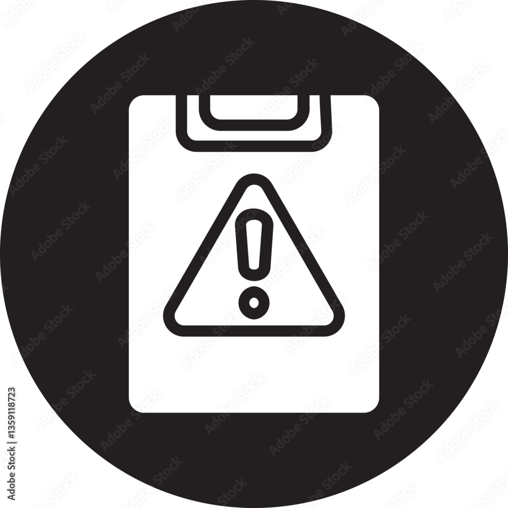 Clipboard glyph icon Clipboard glyph icon
