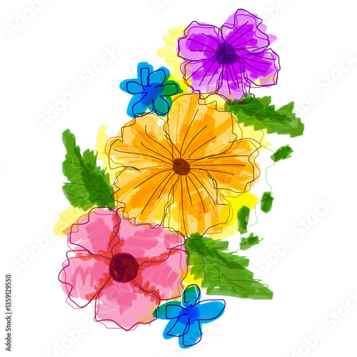 Abstract flower
