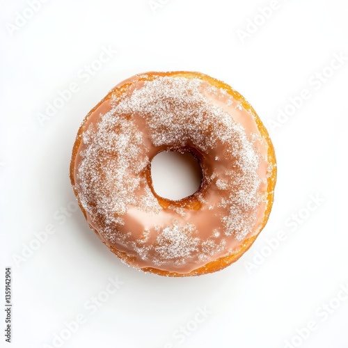 Indulge in a soft and fluffy cinnamon sugar donut, a sweet treat that melts in your mouth.