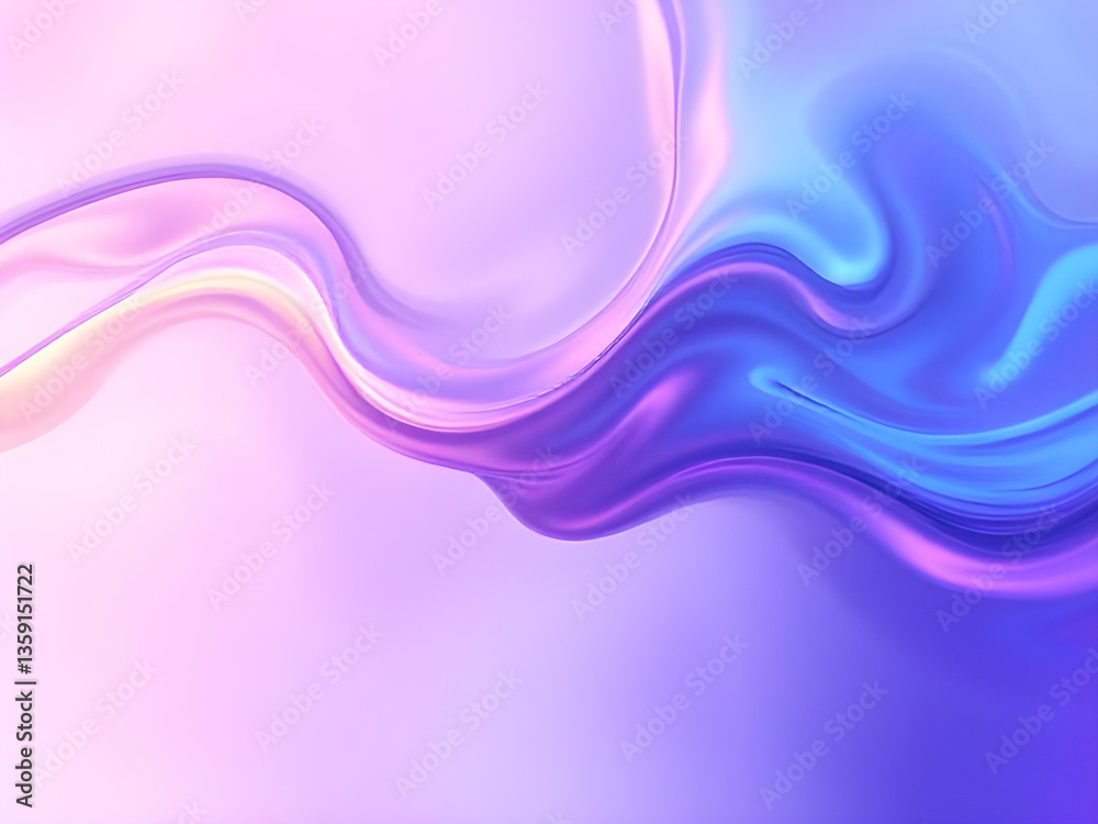 Fototapeta premium abstract transparent fluid background fluid wave glossy effect generative ai