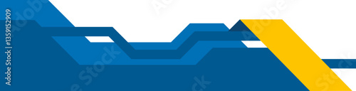 Modern Geometric Footer 