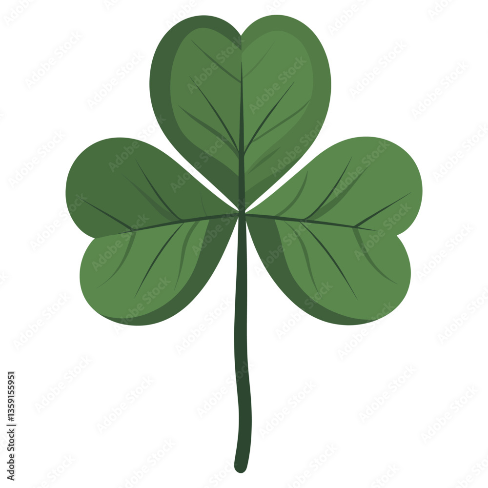 Clover leaf illustration plant traditional vector Clover leaf illustration plant traditional vector