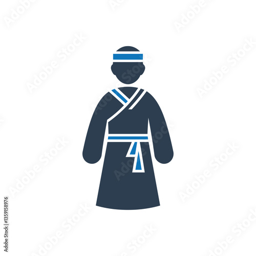 Man with Headband Icon