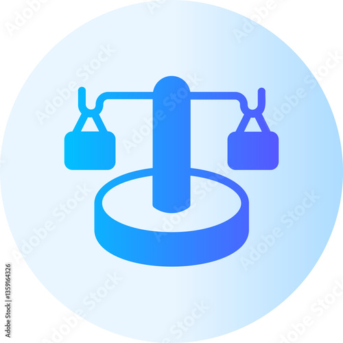 Efficiency gradient icon