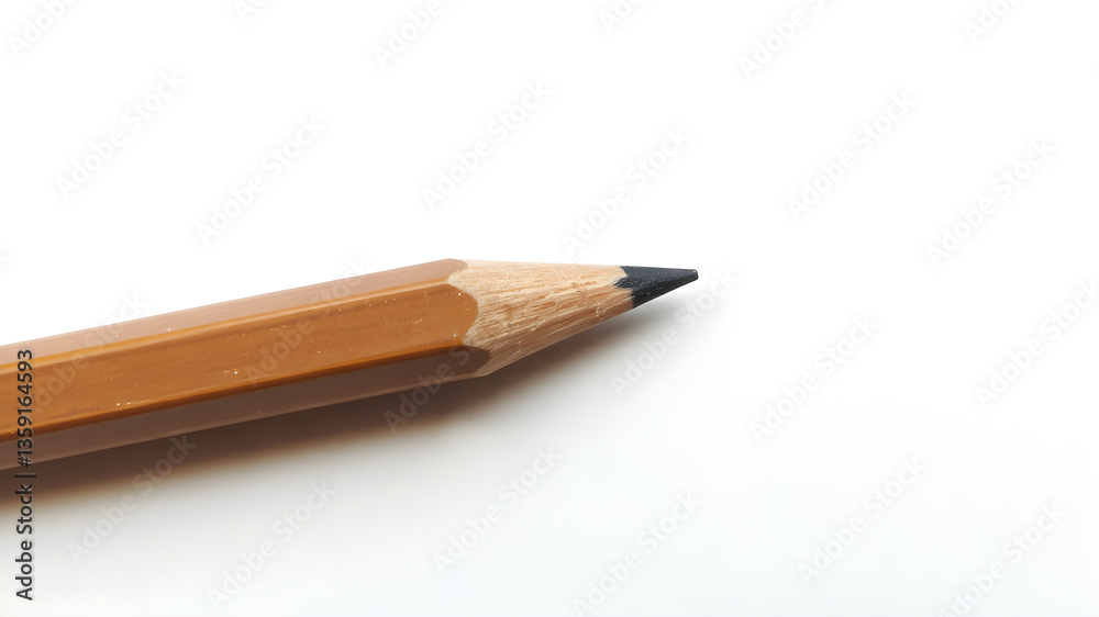Obraz premium Pencil isolated on white background