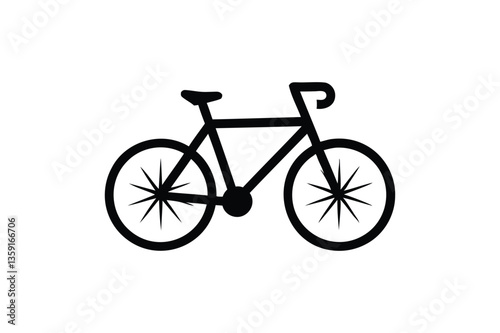 Cycle icon on white background