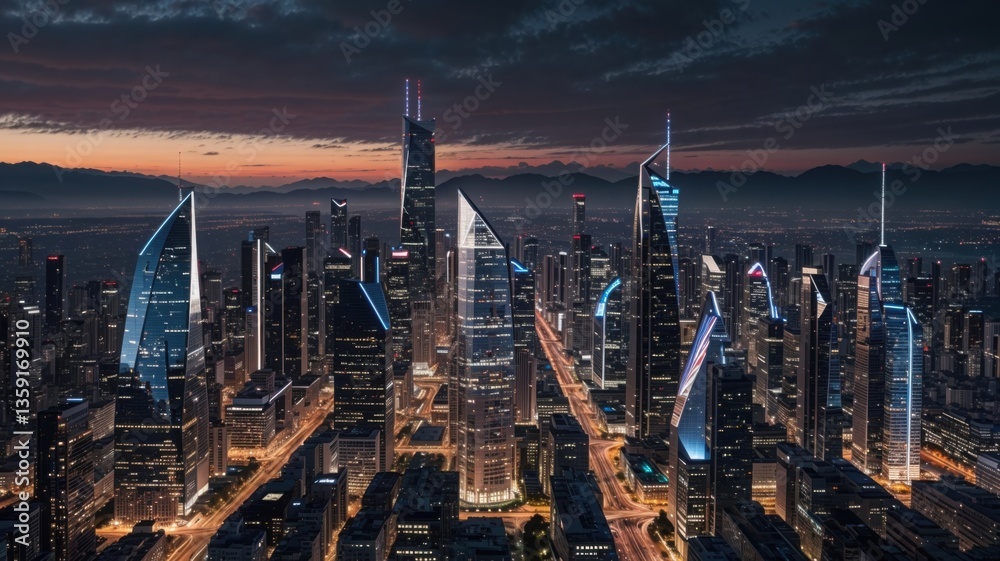 Obraz premium City Skyline