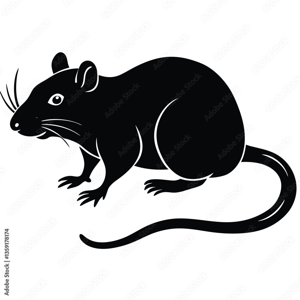 Obraz premium a rat vector