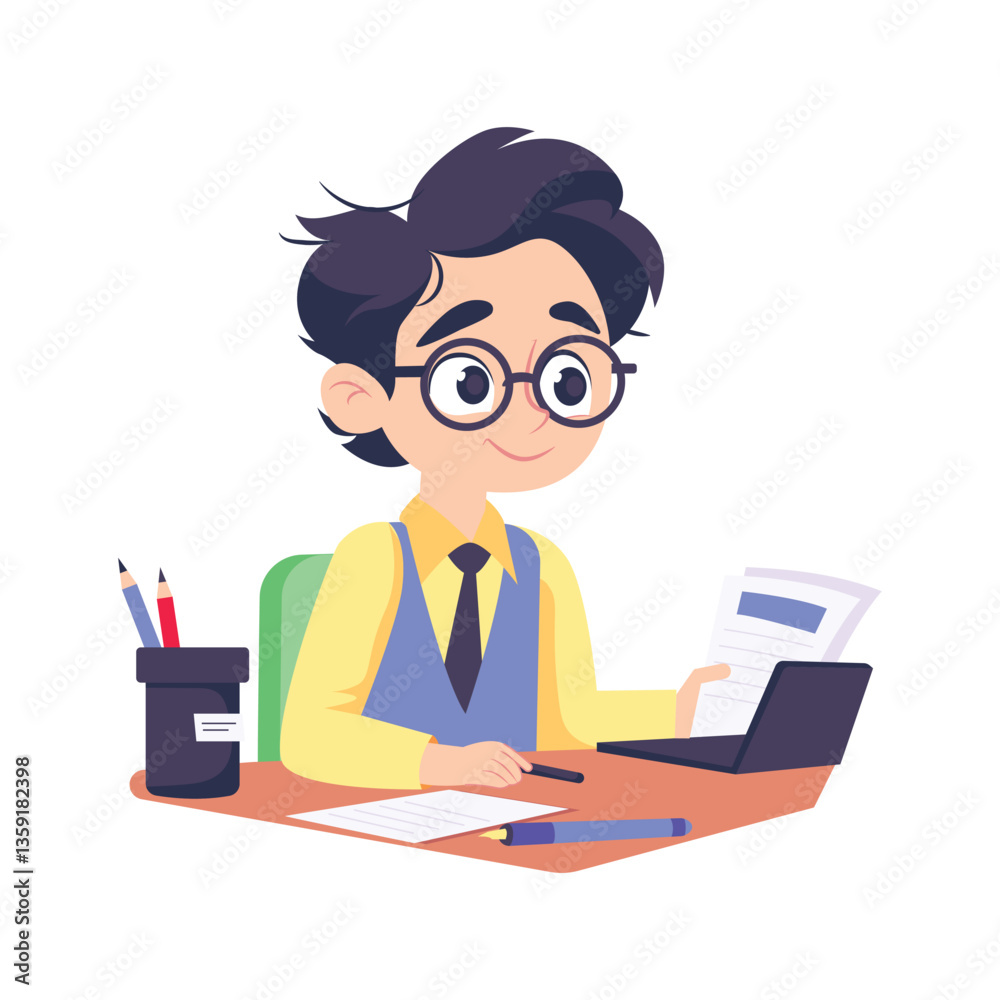 Entrepreneur Vector Style illustration. Eps 10 File Entrepreneur Vector Style illustration. Eps 10 File