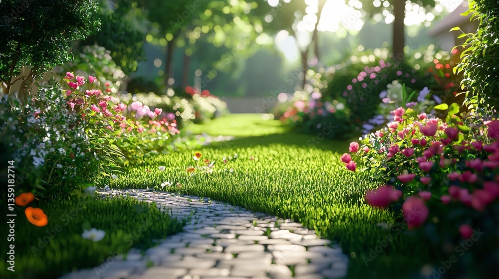 Obraz premium Planting Garden Gardening Outdoors.