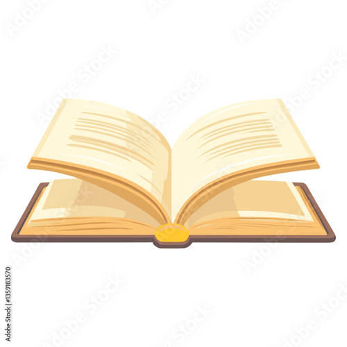 Book open illustration reading art vector