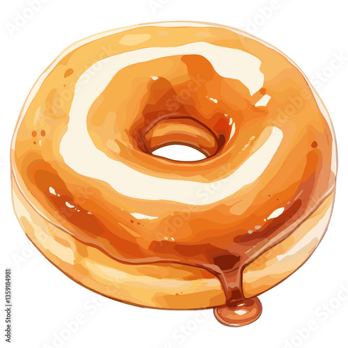 Chocolate Donut donut illustration sweets vector