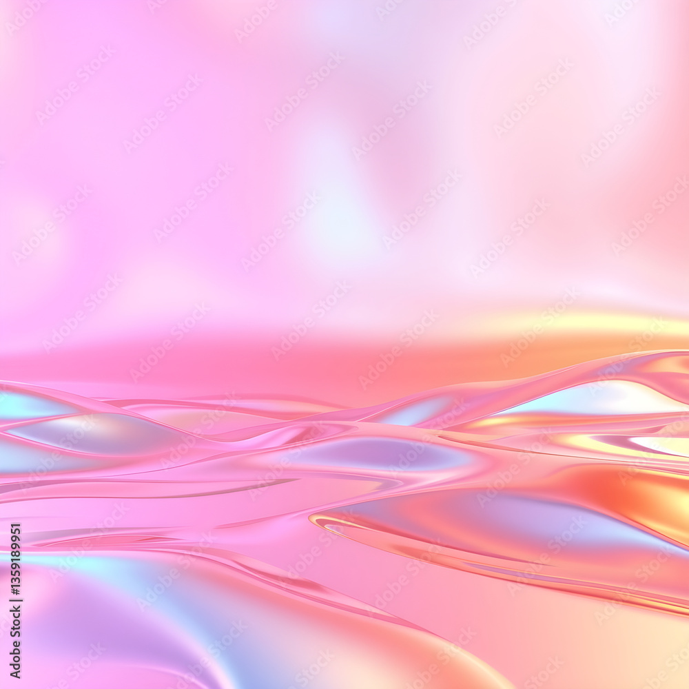 Naklejka premium 무지개빛금속질감