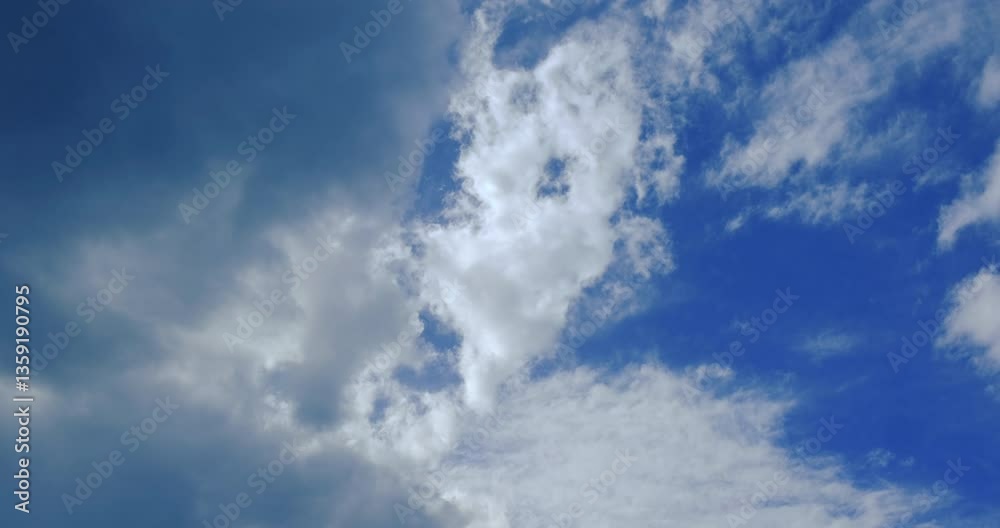 blue sky and white clouds time lapse blue sky and white clouds time lapse