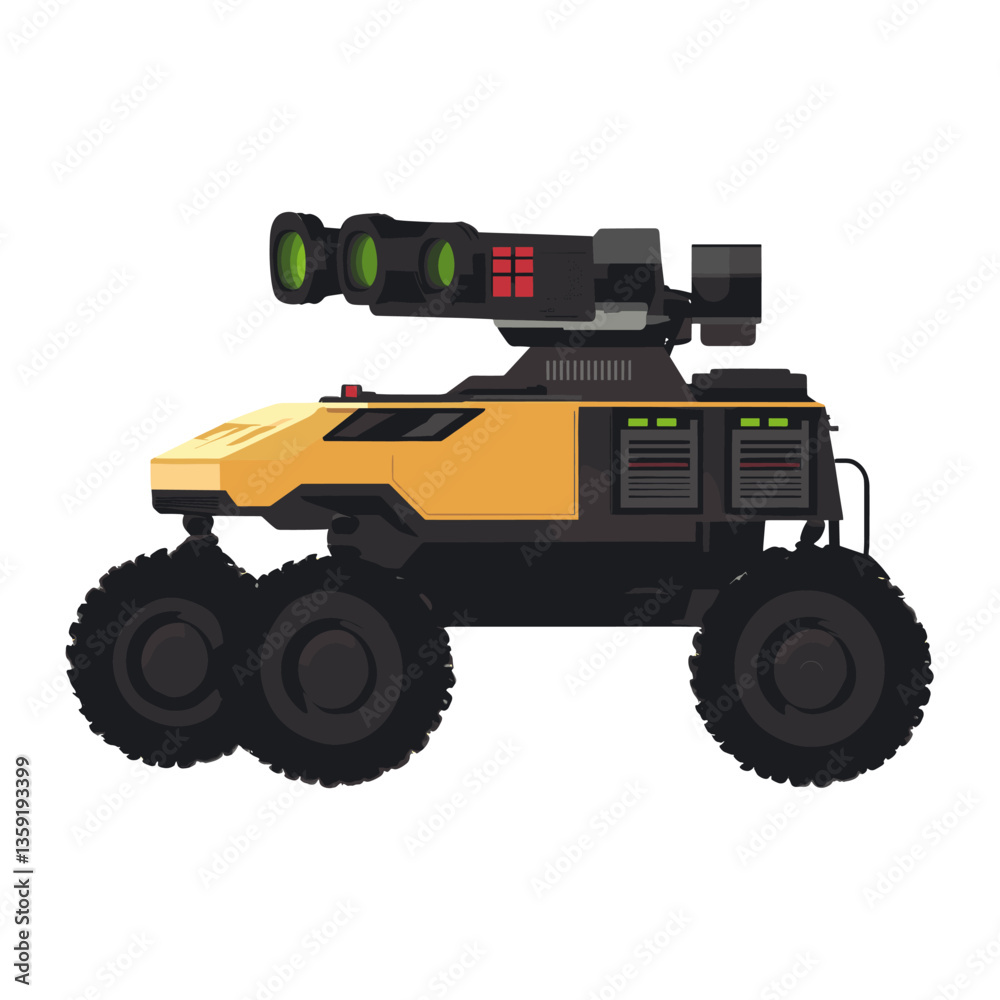 Rover vehicle transportation illustration vector Rover vehicle transportation illustration vector