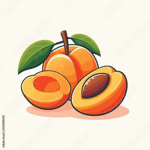 food, fruit, apricot, sweet, ripe, fresh, healthy, juicy, natural, vegetarian, vitamin, organic, raw, orange, background, diet, peach, isolated, agriculture, tasty, summer, closeup, freshness, cut, ha