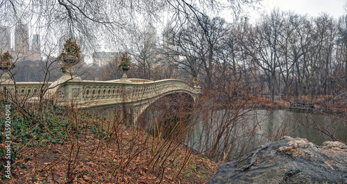 Obraz na płótnie Bow bridge w salonie