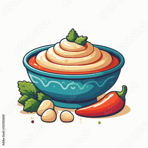 food, eggplant, cuisine, arabic, traditional, appetizer, vegetarian, dip, hummus, babaganoush, turkish, lebanese, vegetable, mediterranean, ganoush, parsley, healthy, snack, arabian, greek, baba, back