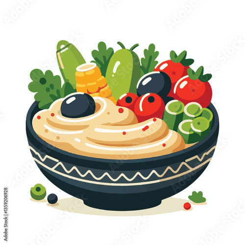 food, eggplant, cuisine, arabic, traditional, appetizer, vegetarian, dip, hummus, babaganoush, turkish, lebanese, vegetable, mediterranean, ganoush, parsley, healthy, snack, arabian, greek, baba, back