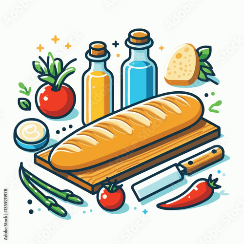 baguette, food, bread, bakery, breakfast, french, bun, meal, fresh, pastry, loaf, wheat, healthy, crust, tasty, nutrition, brown, isolated, flour, bake, organic, background, traditional, delicious, ce