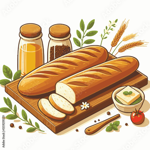 baguette, food, bread, bakery, breakfast, french, bun, meal, fresh, pastry, loaf, wheat, healthy, crust, tasty, nutrition, brown, isolated, flour, bake, organic, background, traditional, delicious, ce