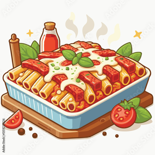 italian, food, sauce, pasta, cheese, dish, cuisine, ziti, tomato, plate, baked, meal, casserole, lunch, homemade, mozzarella, restaurant, basil, marinara, kitchen, dinner, parmesan, cooked, culture, t