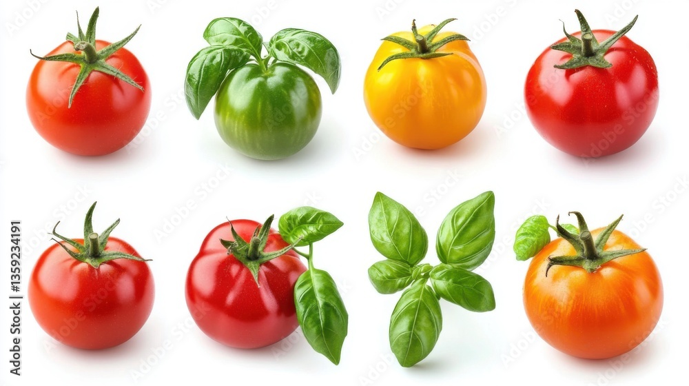 Fresh Tomatoes and Basil Fresh Tomatoes and Basil