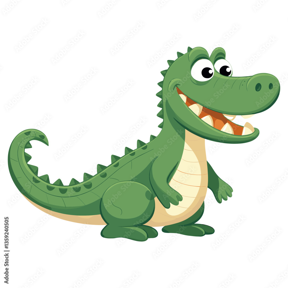 Fototapeta premium Crocodile crocodile illustration reptile vector