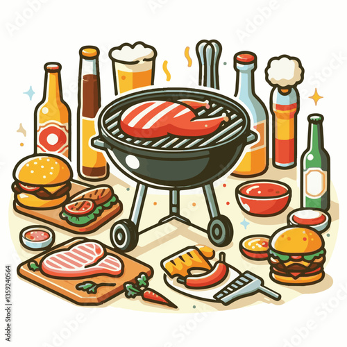 bbq, food, barbecue, grill, party, cooking, meat, picnic, grilling, summer, meal, grilled, cook, beef, cookout, hot, background, barbeque, steak, fire, backyard, pork, flame, delicious, smoke, outdoor