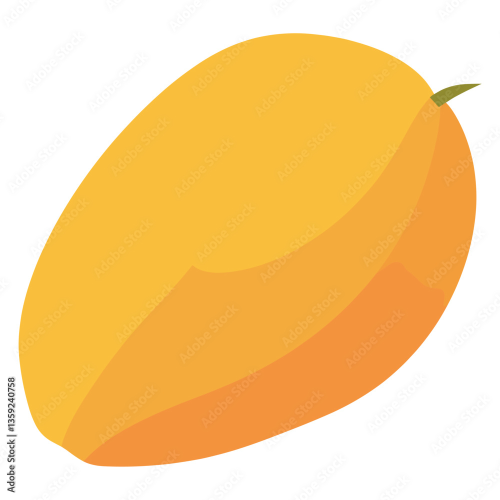 A mango illustration fruit astronomy vector A mango illustration fruit astronomy vector