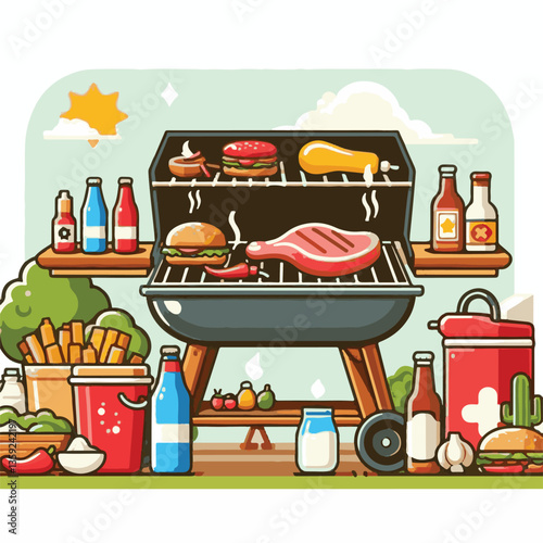 bbq, food, barbecue, grill, party, cooking, meat, picnic, grilling, summer, meal, grilled, cook, beef, cookout, hot, background, barbeque, steak, fire, backyard, pork, flame, delicious, smoke, outdoor