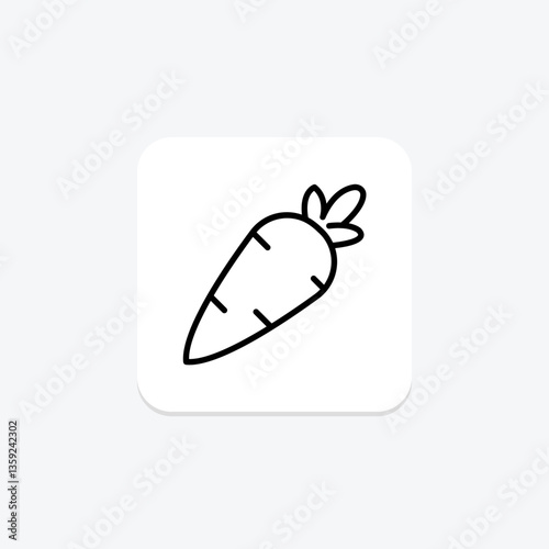 Carrot, vector, pixel perfect, illustrator file